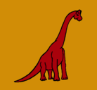 Dibujo Braquiosaurio pintado por pedroherninq