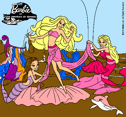 Barbie con sirenas