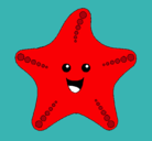 Dibujo Estrella de mar pintado por dianni