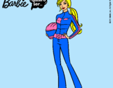 Dibujo Barbie piloto de motos pintado por Dalia10