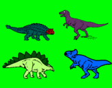 Dibujo Dinosaurios de tierra pintado por gabrielito45