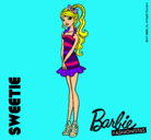 Dibujo Barbie Fashionista 6 pintado por mikita