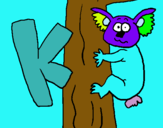 Dibujo Koala pintado por melul