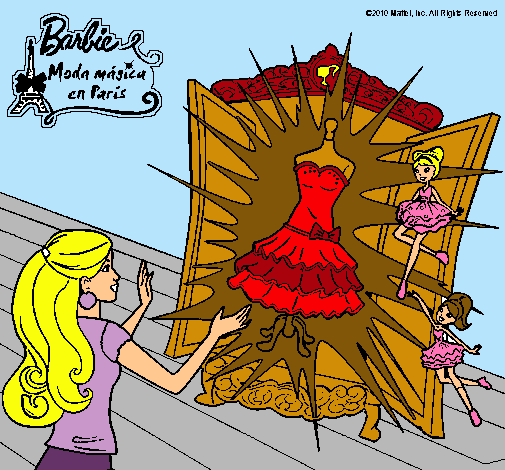 El vestido mágico de Barbie