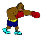 Dibujo Boxeador pintado por amariloo