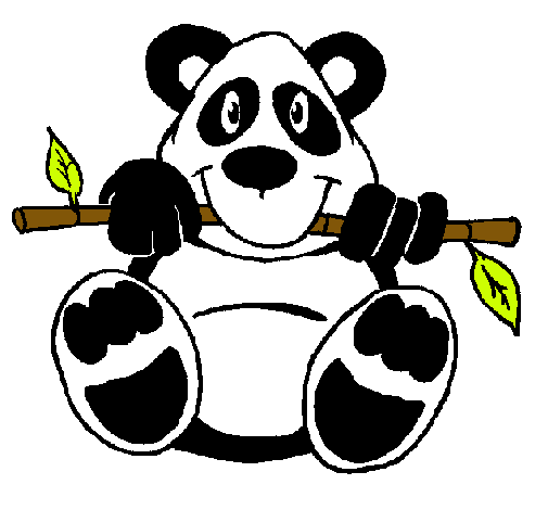 Dibujo Oso panda pintado por anabel2000