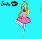 Dibujo Barbie bailarina de ballet pintado por piripiri