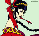 Dibujo Princesa china pintado por 122222222222