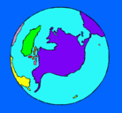 Dibujo Planeta Tierra pintado por jhogleidis