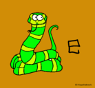 Dibujo Serpiente pintado por fernanda1112