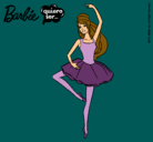 Dibujo Barbie bailarina de ballet pintado por prinsesdeisy