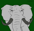 Dibujo Elefante africano pintado por izaamar