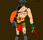 Dibujo Gladiador pintado por davidbc