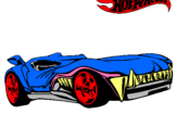 Dibujo Hot Wheels 3 pintado por bayrol