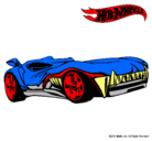 Dibujo Hot Wheels 3 pintado por bayrol