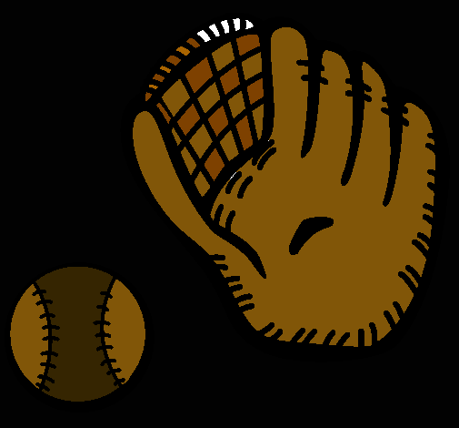 Guante y bola de béisbol