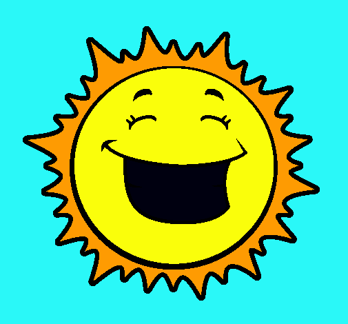 Sol sonriendo