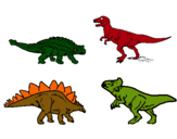 Dibujo Dinosaurios de tierra pintado por DINOSAURIOS 