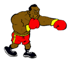 Dibujo Boxeador pintado por lucheitor