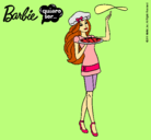 Dibujo Barbie cocinera pintado por lichi