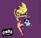 Dibujo Polly Pocket 14 pintado por colate