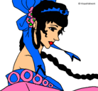 Dibujo Princesa china pintado por andrehita