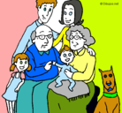 Dibujo Familia pintado por jordilizaran