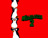 Dibujo Madagascar 2 Pingüinos pintado por suzeth