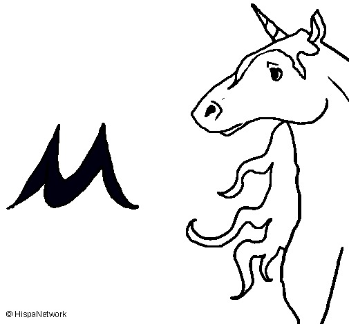 Dibujo Unicornio pintado por isbena