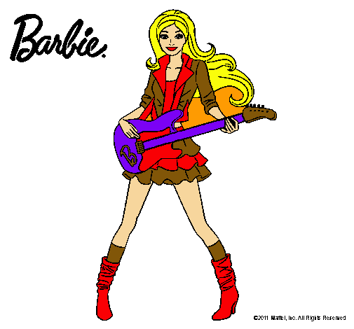 Barbie guitarrista