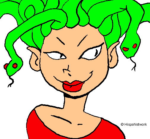 Mujer medusa