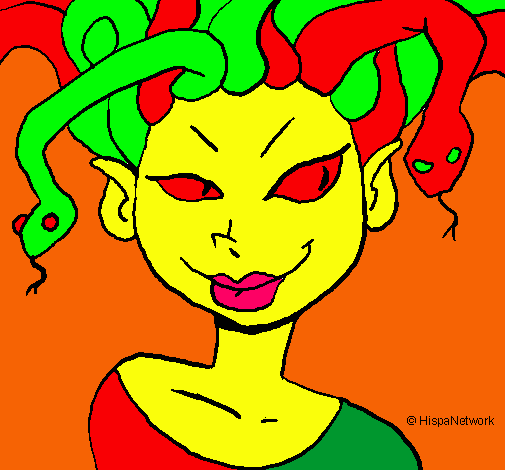 Mujer medusa