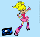 Dibujo Polly Pocket 2 pintado por poli-dibujo