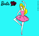 Dibujo Barbie bailarina de ballet pintado por waleskita