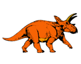 Dibujo Triceratops pintado por tagallo