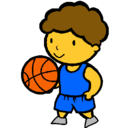 Dibujo Jugador de básquet pintado por blavet