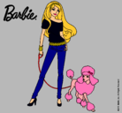 Dibujo Barbie con look moderno pintado por alba999