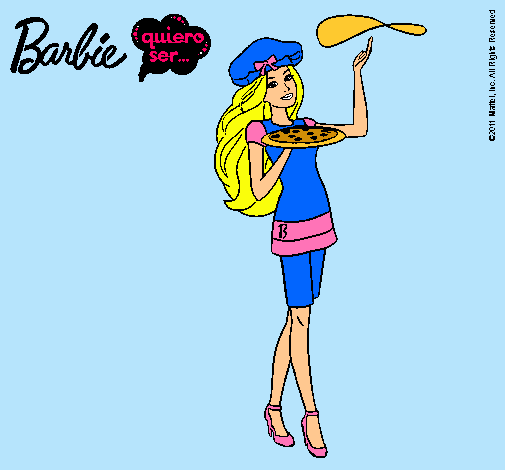 Dibujo Barbie cocinera pintado por Diianiita