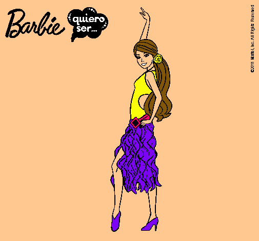 Barbie flamenca