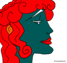 Dibujo Cabeza de mujer pintado por charloc
