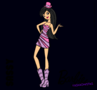 Dibujo Barbie Fashionista 2 pintado por nanatraben