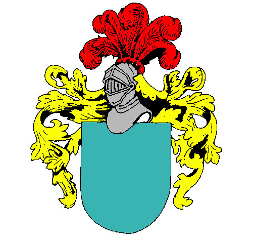 Escudo de armas y casco