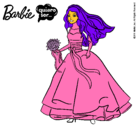 Dibujo Barbie vestida de novia pintado por Jimmy_David