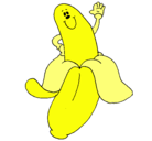 Dibujo Banana pintado por odette