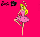 Dibujo Barbie bailarina de ballet pintado por amalia