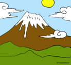 Dibujo Monte Fuji pintado por  vfffffddddd