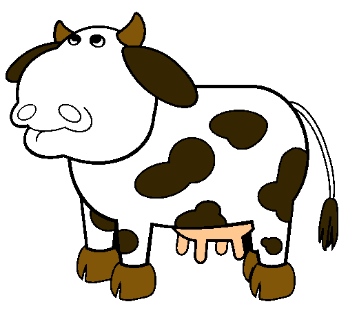 Dibujo Vaca pensativa pintado por rsdulk