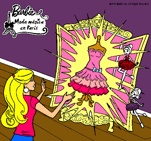 El vestido mágico de Barbie