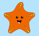 Dibujo Estrella de mar pintado por mm94