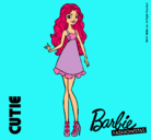 Dibujo Barbie Fashionista 3 pintado por Turquesa